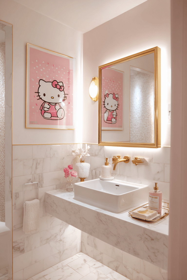 Hello Kitty Bathroom: 10 Whimsical Design Ideas That Are Both Playful and Stylish